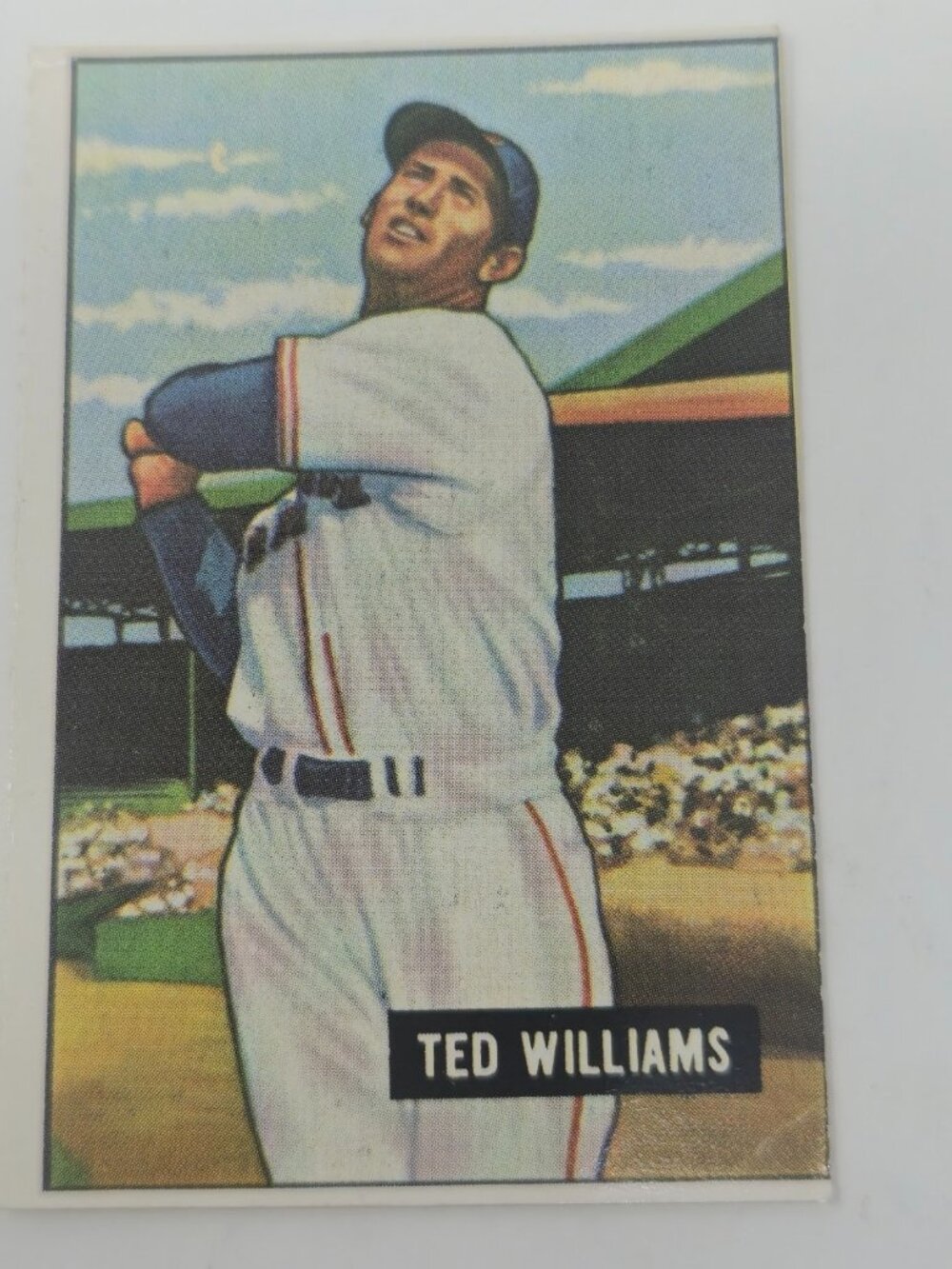 1977 Dover Classic Baseball Cards Reprints - Ted Williams 1951 Bowman